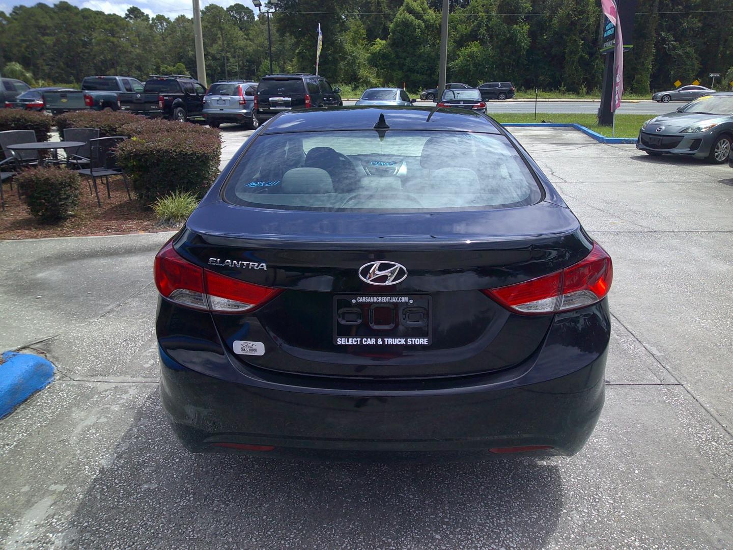 2013 BLACK HYUNDAI ELANTRA GLS; LIMITED (5NPDH4AE9DH) , located at 10405 Abercorn Street, Savannah, GA, 31419, (912) 921-8965, 31.988262, -81.131760 - Photo#5